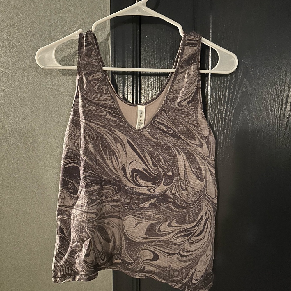 Marble Print Women's Tank Top